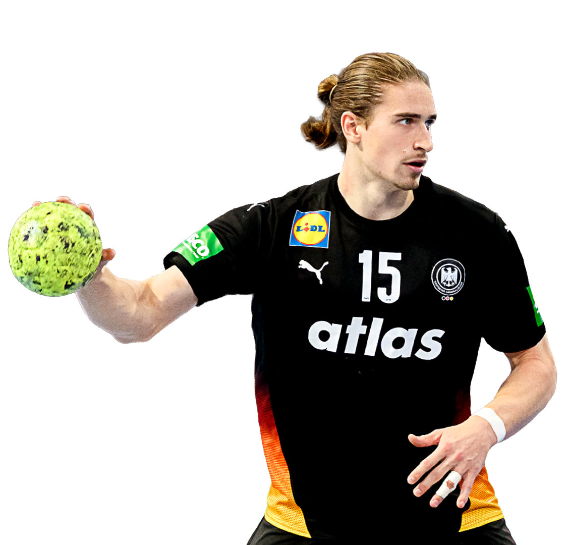 Juri Knorr setzt zum Pass an